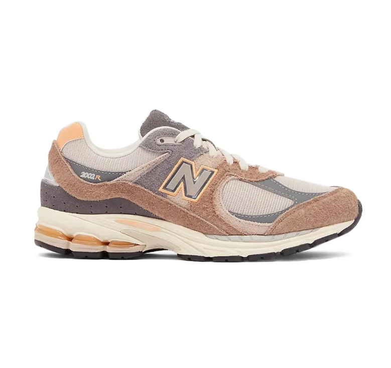 New Balance 2002R Sneakers in Tan, Grey and Cream