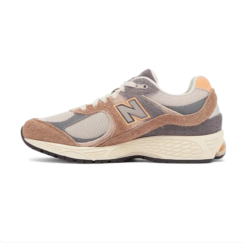 New Balance 2002R Sneakers in Tan, Grey and Cream