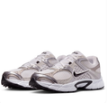 Nike Sneakers in White and Metallic Silver with Black Accents
