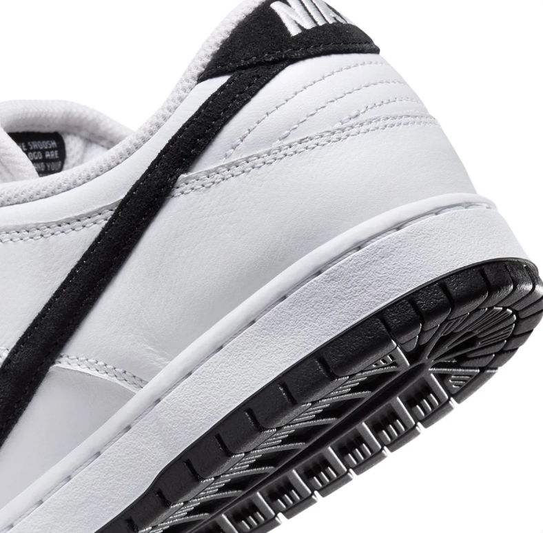 Nike SB Dunk Low Pro Sneakers in White and Black