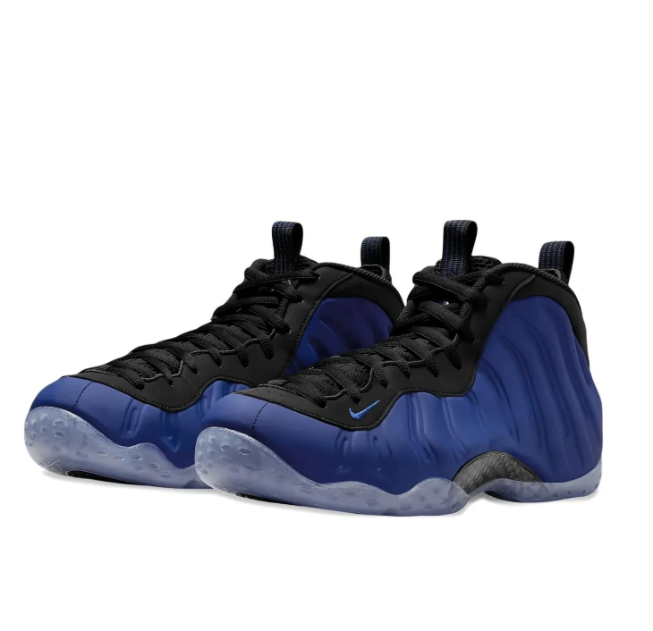 Nike Air Foamposite One Sneakers in Royal Blue and Black
