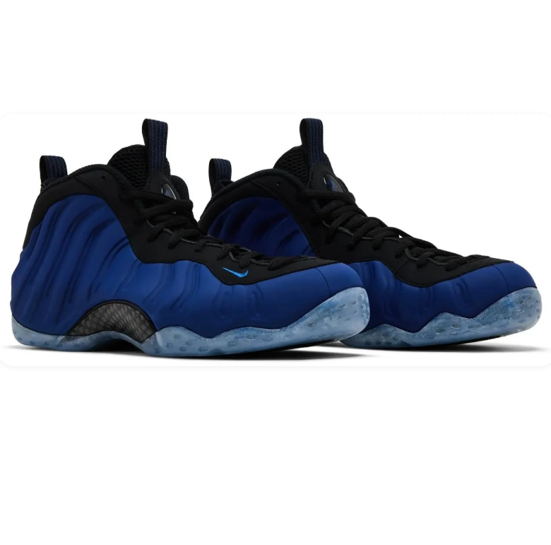 Nike Air Foamposite One Sneakers in Royal Blue and Black
