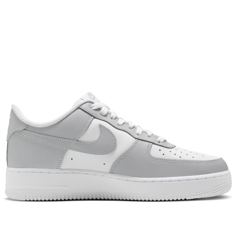 Nike Air Force 1 Low Sneakers in Light Grey and White