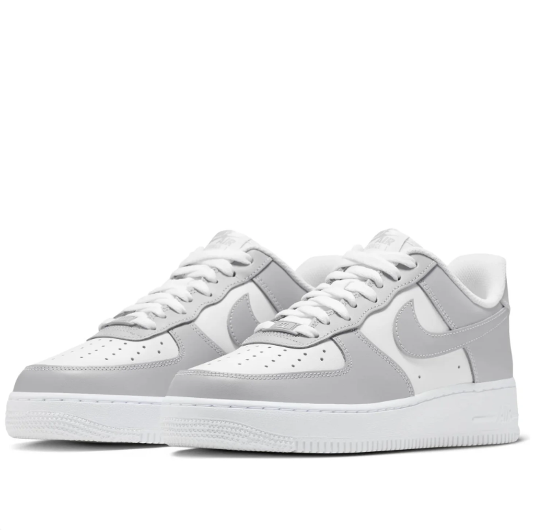 Nike Air Force 1 Low Sneakers in Light Grey and White
