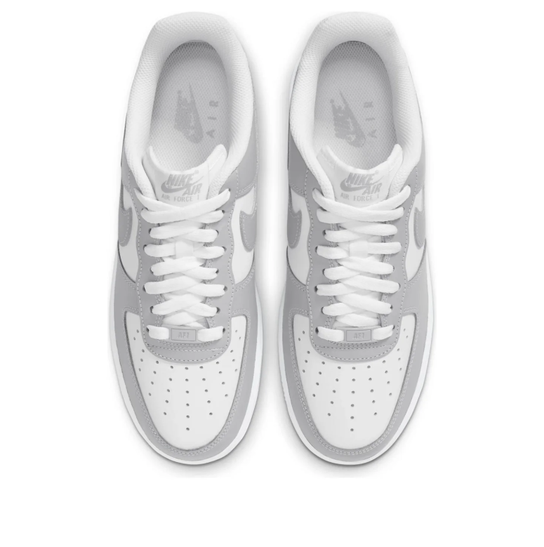 Nike Air Force 1 Low Sneakers in Light Grey and White