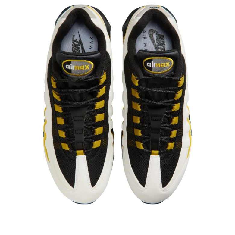 Nike Air Max 95 Sneakers in White, Black and Yellow