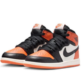 Air Jordan 1 High Sneakers in Orange, Black and Sail