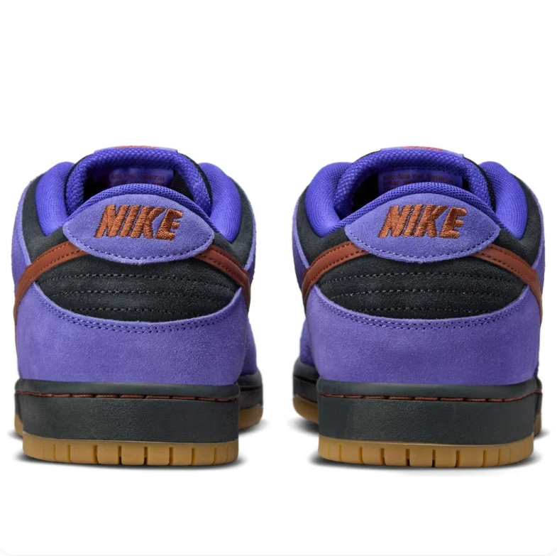Nike SB Dunk Low Sneakers in Purple, Black and Burgundy