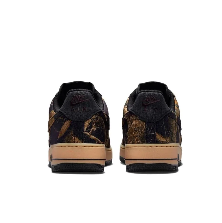 Nike Air Force 1 Low Sneakers in Woodland Camo & Tan