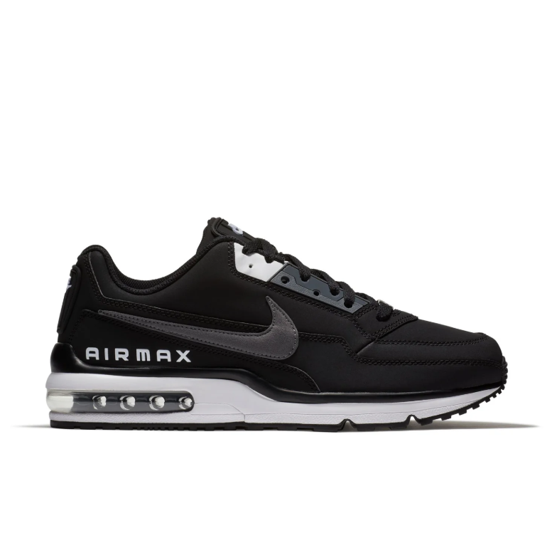 Nike Air Max Low-Top Sneakers in Black, Grey & White