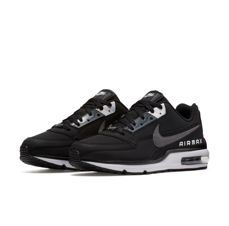 Nike Air Max Low-Top Sneakers in Black, Grey & White