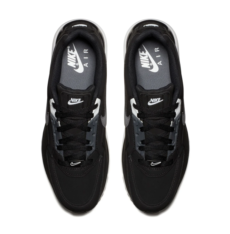 Nike Air Max Low-Top Sneakers in Black, Grey & White